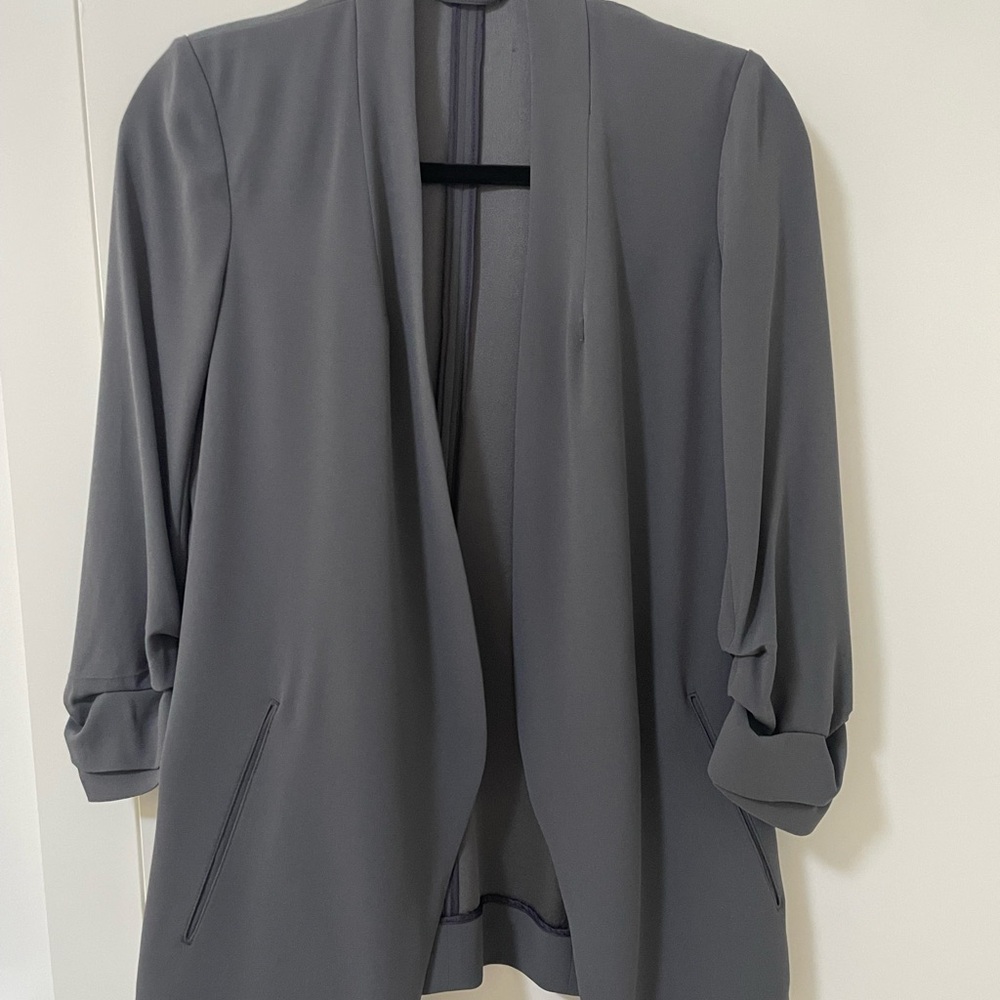 Babaton Charcoal Gray Women's Blazer